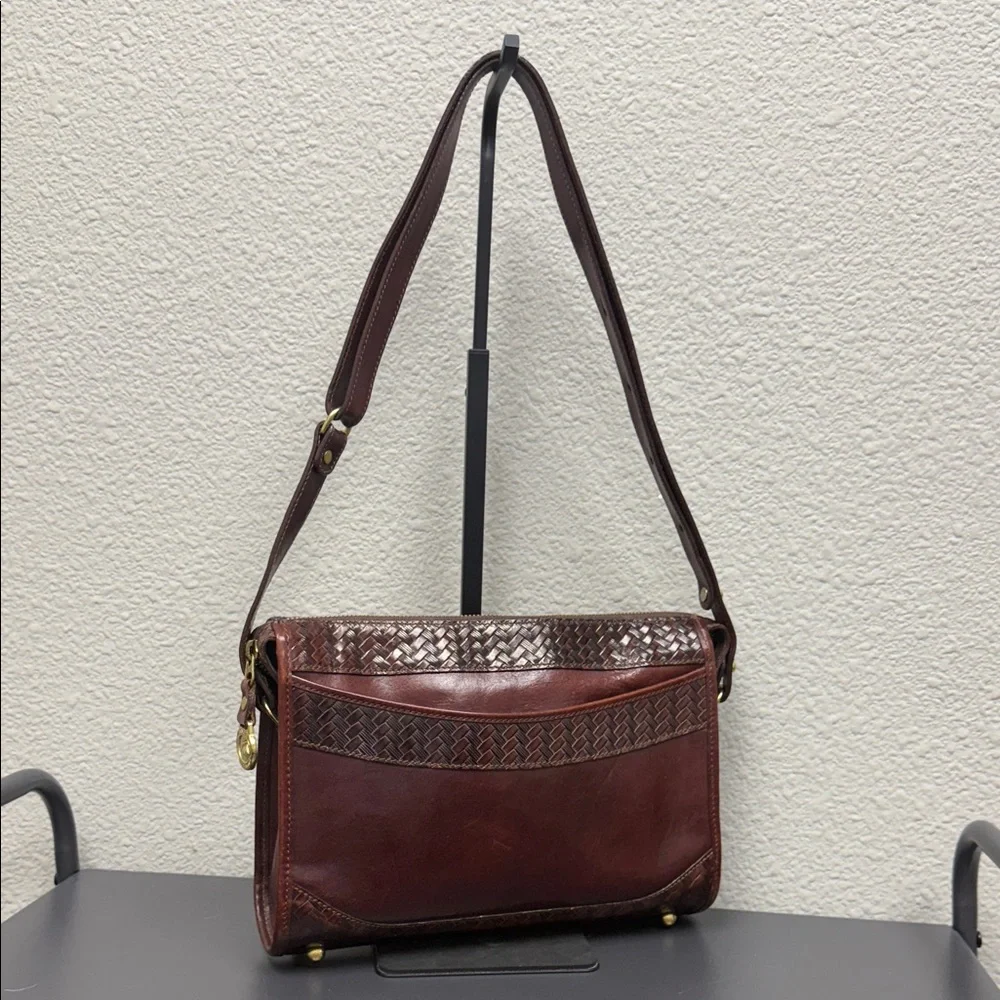 Vintage Brahmin Tucson Rich Brown Shoulder bag unlined